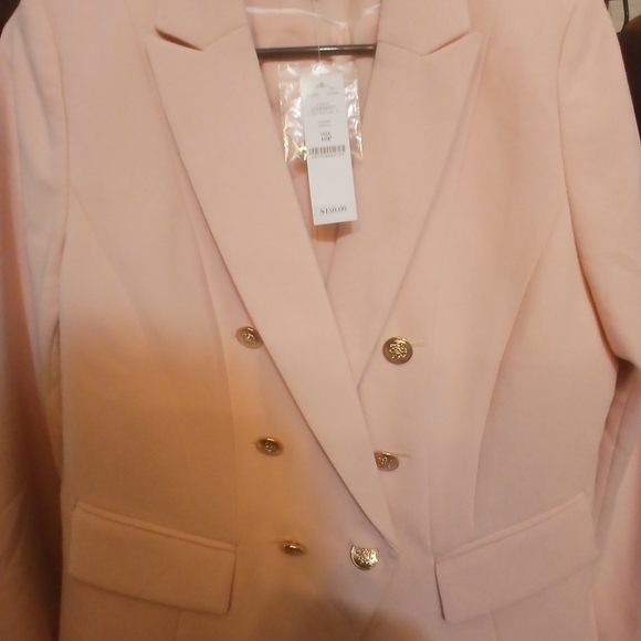 Pale pink size 10p white house black market blazer - Picture 2 of 5